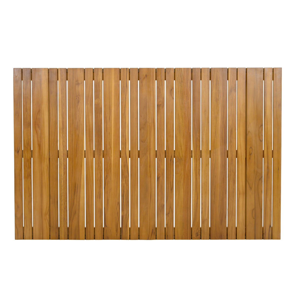 Teak Wood Top Outdoor Table with Steel Frame, photo 8 of 10