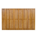 Teak Wood Top Outdoor Table with Steel Frame by HouseOfZazla