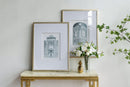Fake Pencil Architectual Wall Art, Wall Decor Accent (Set of 2) - Silver by Unique Piece Furniture