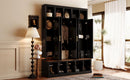 U-Can Farmhouse Entryway Storage Cabinet Coat Closet
