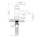 Waterfall Spout Bathroom Faucet With Single Handle And Pop Up Drain - Brushed Nickel by HouseOfZazla