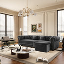 Chesterfield Sofa Bed – 3-in-1 Convertible Velvet Sofa