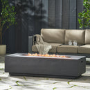 Modern Rectangle Fire Table 50, 000 Btu