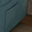 54 "velvet blue sofa sofa bed dual purpose living room retractable bed