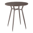 Clara - Industrial Round Dinette Table by HouseOfZazla