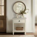 Victoria - Bedside Table With Drawer And Shelf by HouseOfZazla