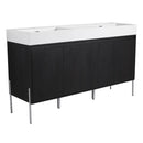 Freestanding Bathroom Vanity With Resin Sink And Storage Cabinet by HouseOfZazla