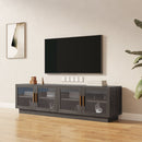 70.87" TV Stand, Modern TV Cabinet & Entertainment Center with Shelves, Wood Storage Cabinet for Living Room or Bedroom