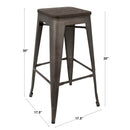 Oregon - Contemporary Barstool (Set of 2) by HouseOfZazla