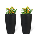 Tall Planters Set With Water Level Monitor And Auto Watering by HouseOfZazla
