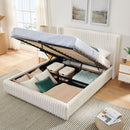 Functional Vertical Striped Bed With Gas Lift Storage by HouseOfZazla
