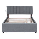Upholstered Platform Bed With Trundle by Unique Piece Furniture