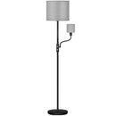 67.32In Mother Daughter Floor Lamp with Linen Shade 3200K Brightness 360¡ Adjustable Reading Light Modern Decoration Standing Lamp for Living Room Bed