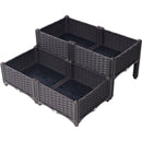 4 Piece Raised Garden Bed with Legs