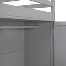 Loft Bed With Drawers, Desk, And Wardrobe by HouseOfZazla