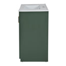 Ceramic Sink Combo, Freestanding Vanity Set With 3 Drawers & Soft Closing Doors by HouseOfZazla