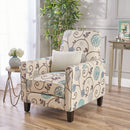 Adjustable Push Back Recliner With Extendable Footrest by Unique Piece Furniture