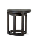 Boswell - Round Nesting End Table - Peppercorn
