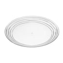 Designer Swirl Acrylic Dinner Plates (Set of 4) by HouseOfZazla
