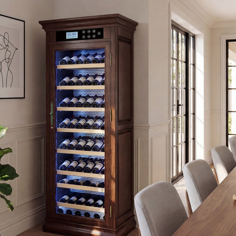Temperature Control Professional Wooden Refrigerated Wine Cabinet, photo 3 of 7