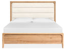 Somerset - Complete Panel Bed With Upholstered Headboard