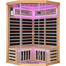 Double Sauna Room With Carbon Heating Plates - White Oak by HouseOfZazla