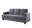 Modern Sofa, Comfortable 3 Seater Couch With Deep Seating, Loose Back Cushions, Wide Arms by Unique Piece Furniture