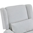 Power Recliner Chair Swivel Upholstered 360° Swivel Recliner by HouseOfZazla
