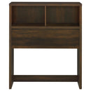 Westpark 49-inch Twin Bookcase Headboard Dark Pine