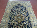 4' X 6' Handmade Ultra Fine India Floral Oriental Wool Silk Rug Hand Knotted