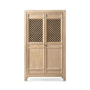 Arden - 2 Door Bookcase Storage Cabinet - Natural by HouseOfZazla