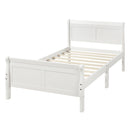 Platform Bed Frame Mattress Foundation Sleigh Bed With Headboard / Footboard / Wood Slat Suppor by HouseOfZazla