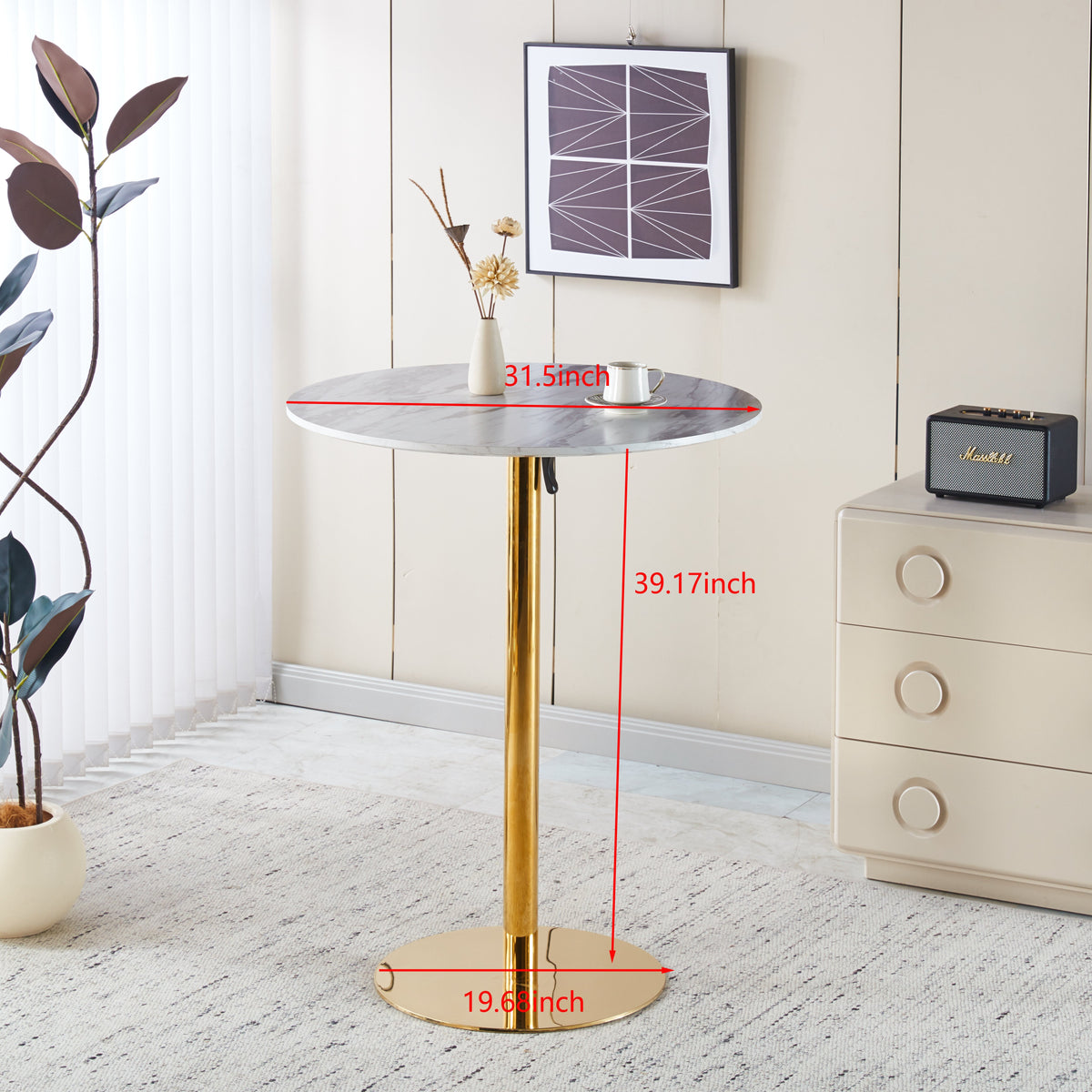 31.5" Folding Golden And Table, photo 9 of 9