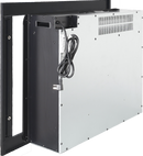 28inch Infrared Electric Fireplace Insert, Touch Panel Home Decor Heater, Smokeless Firebox With Trim Kit