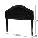 Kaarina Contemporary Tufted Fabric Headboard