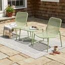 Kincaid Outdoor 3-Piece Conversation Set with Iron Frame by HouseOfZazla