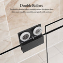 50-54W x 70H Semi-Frameless Double Sliding Shower Door by HouseOfZazla