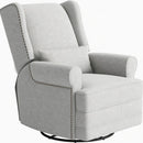 Extra Wide Swivel Recliner Glider Chair With Footrest by HouseOfZazla