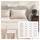 Turkish Cotton Flannel Sheet Set - Winter Floral Collection by Great Bay Home