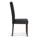 Acadian - Parson Dining Chair (Set of 2) - Distressed Black by HouseOfZazla