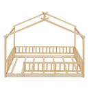 Bed House Bed Frame With Fence by HouseOfZazla