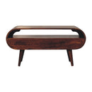 Solid Wood Circular TV Stand by HouseOfZazla