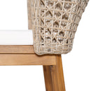 Outdoor Acacia Wood Dining Chairs (Set of 2)