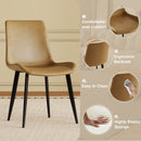 Modern Dining Chair With Carbon Steel Legs by Unique Piece Furniture
