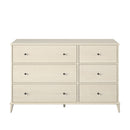 Farnsworth - 6 Drawer Dresser - Ivory by Unique Piece Furniture