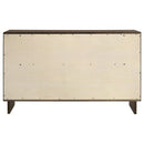 Hemlock - 6 Drawer Dresser Cabinet - Brown by HouseOfZazla