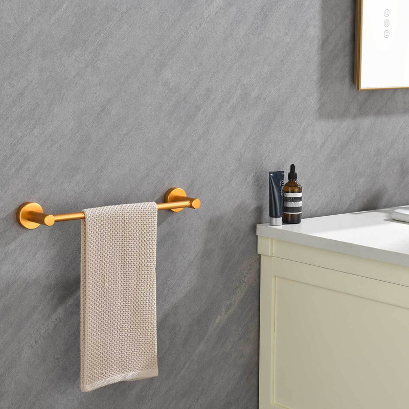 6 Piece Bathroom Towel Rack Set Wall Mount