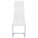 Montclair Upholstered Dining Side Chair White (Set of 4)