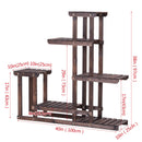 6-Tier Garden Wooden Plant Flower Stand Shelf for Multiple Plants Indoor or Outdoor by LJGDeals