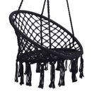 Macrame Hanging Hammock Chair, Rope Swing For Indoor And Outdoor Use by HouseOfZazla